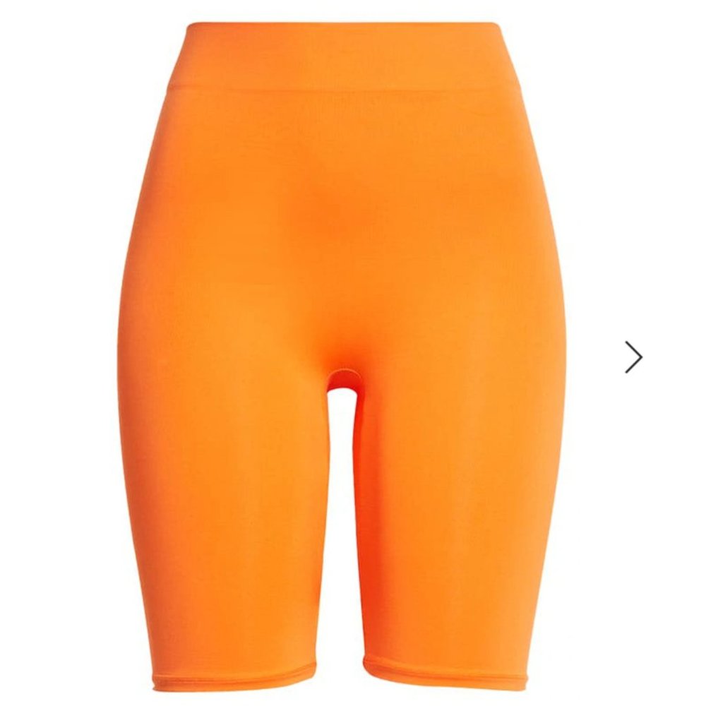 Simon Miller Stretch Cori Legging Bike Short in Coral / orange size M/L - NWT